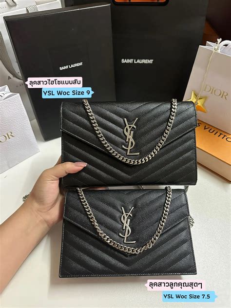 ysl woc มือสอง|รีวิวกระเป๋า YSL WOC 7.5 กระเป๋า 2in1 เหมือนได้2ใบ!!.